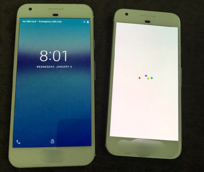 google pixel xl and x